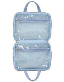 Premium Large Hold All Cosmetic Bag in Sky Blue