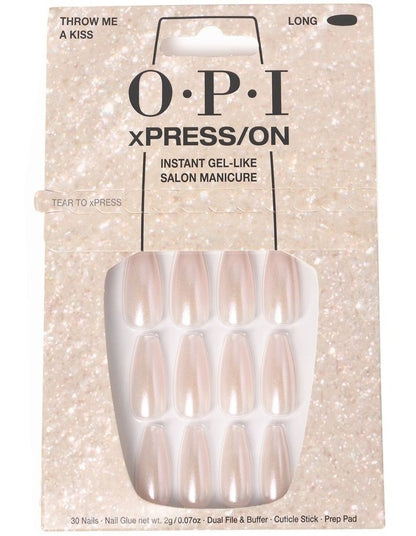 Xpress/On Throw Me A Kiss Long Press-On Nails