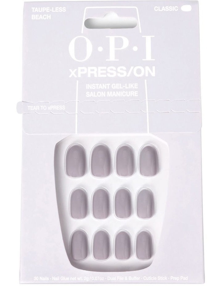 Xpress/On Taupe-Less Beach Press-On Nails Set