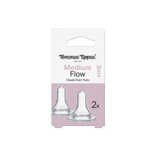 TOMMEE TIPPEE NARROW NECK MEDIUM FLOW TEAT 3M+ 2PK