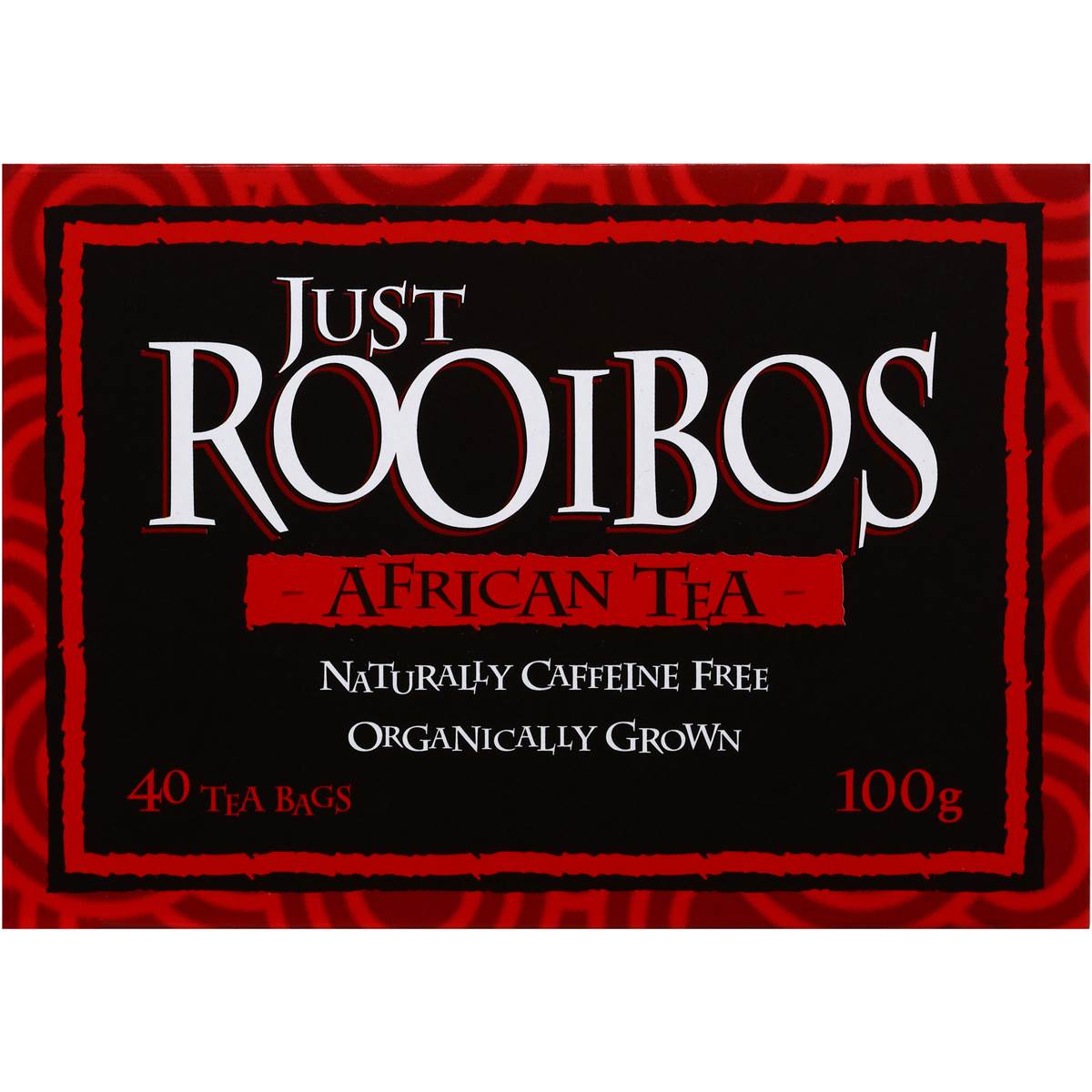 Just Rooibos African Tea Bags 40 Pack