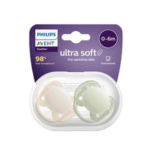 PHILIPS AVENT ULTRA SOFT SOOTHER 0-6 MONTHS PLAIN MIXED 2 PACK