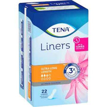 TENA Incontinence Liners Ultimate Coverage Ultra Long 22 pack