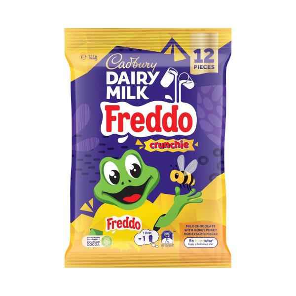 Dairy Milk Chocolate Freddo Crunchie Sharepack 12x144g
