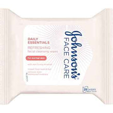 Johnson's Cleansing Face Wipes for Normal Skin 25 pack