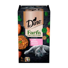 DINE FARM COLLECTION WITH SALMON SWEET POTATO & SPINACH CAT FOOD 7X85G