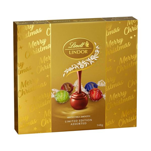 LINDT LINDOR CHRISTMAS GIFT BOX 148G