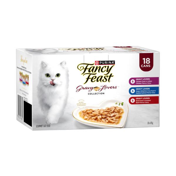 Classic Cat Food Collections Gravy Lovers 18x85g