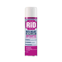 RID BITE RELIEF REPELLENT ANTISEPTIC BITE PROTECTION INSECT REPELLENT AEROSOL 150G