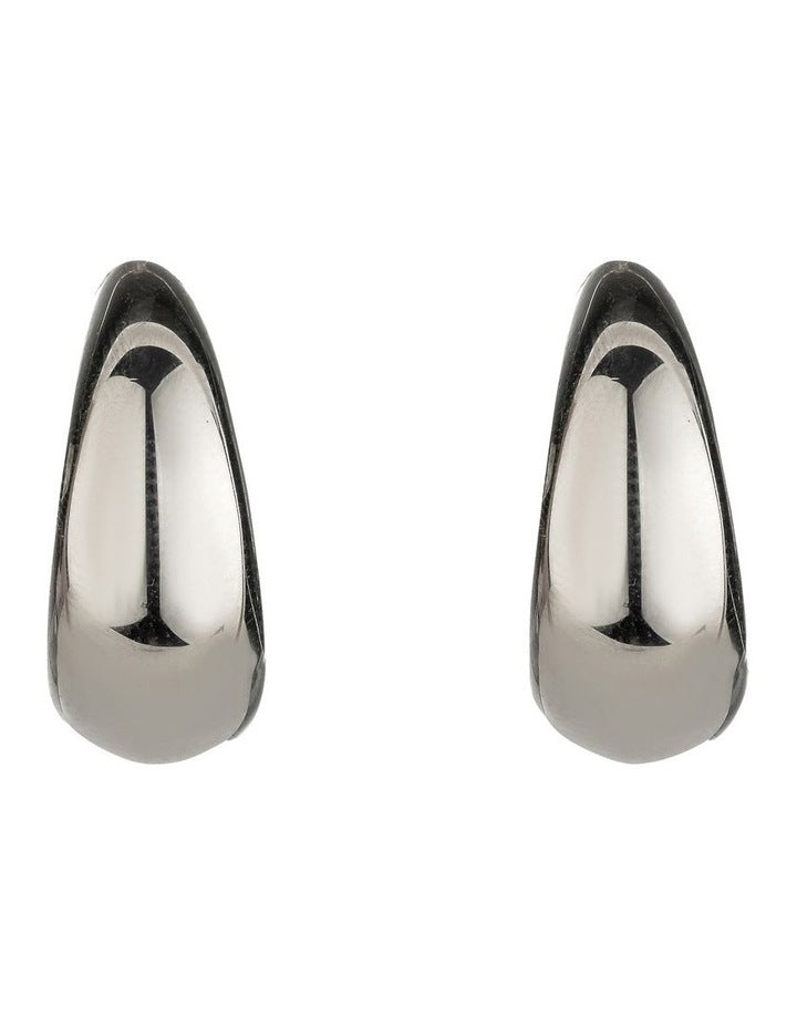 Fashion Core Earring in Rhodium
