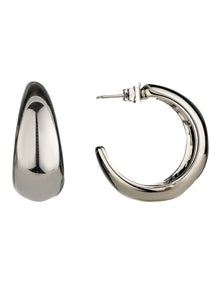 Fashion Core Earring in Rhodium