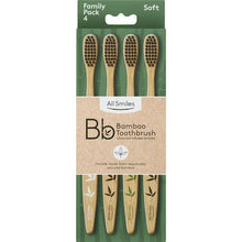 All Smiles Bamboo Toothbrush Soft 4 pack