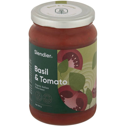 Slendier Basil & Tomato Pasta Sauce 340g