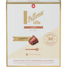 Vittoria Latte Nespresso Compatible Coffee Capsules 20 Pack