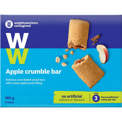Weight Watchers Apple Crumble Bars 6 Pack