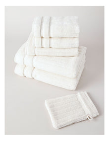 Essentials Ribbed Spa Pack in Cream