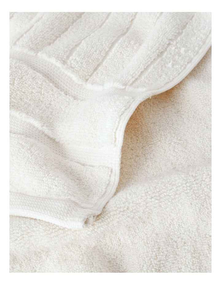 Cotton Ribbed Towel Set - Cream