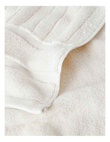 Cotton Ribbed Towel Set - Cream
