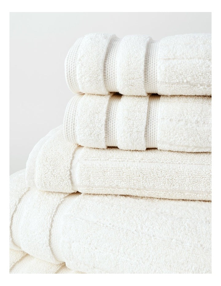 Essentials Ribbed Spa Pack in Cream