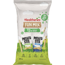 Healtheries Potato Stix Fun Mix Multipack Chips Kids Lunchbox Snacks 20g x 12 Pack