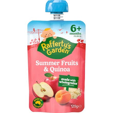 Rafferty's Garden Baby Food Pouch Summer Fruits & Quinoa 6+ Months 120g