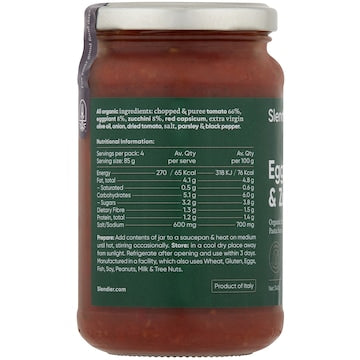 Slendier Zucchini & Eggplant Pasta Sauce 340g