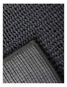 Norfolk Super Soft Microfibre Bath Mat in Charcoal
