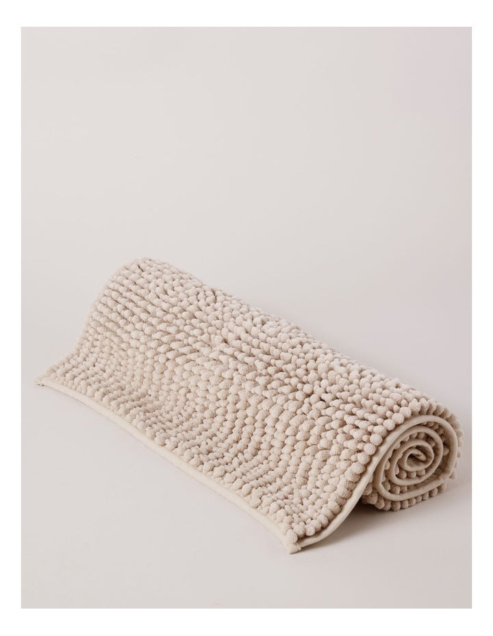 Hampton Super Soft Microfibre Bath Mat in Natural