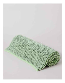 Hampton Super Soft Microfibre Bath Mat in Green