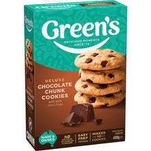 Green's Deluxe Dark Choc Chunk Cookies Mix 400g