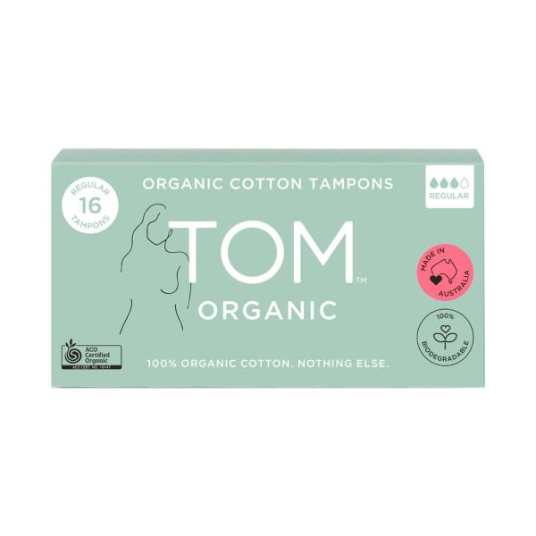 TOM ORGANIC REGULAR TAMPONS