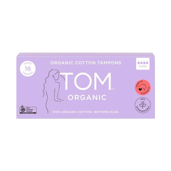 TOM ORGANIC SUPER TAMPONS