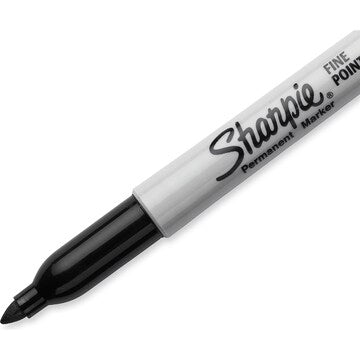 Sharpie Permanent Marker Pens Fine Point Black 8 pack