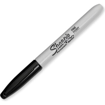 Sharpie Permanent Marker Pens Fine Point Black 8 pack
