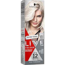 Schwarzkopf Live Silver Toner Semi Permanent Hair Dye each