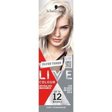 Schwarzkopf Live Silver Toner Semi Permanent Hair Dye each