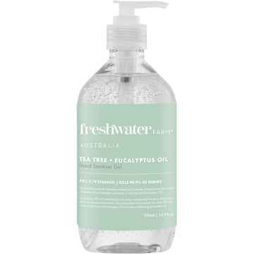 Freshwater Farm Australia Tea Tree + Eucalyptus Oil Hand Sanitiser Gel 500mL