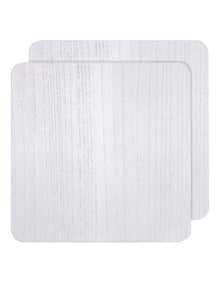 Wash Veneer Placemat 2 Pack in White