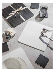 Wash Veneer Placemat 2 Pack in White