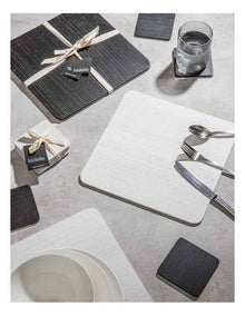 Wash Veneer Placemat 2 Pack in White