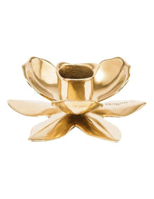 Flower Candlestick in Gold