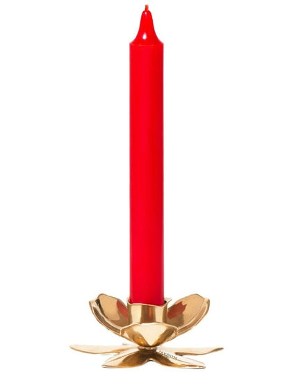 Flower Candlestick in Gold