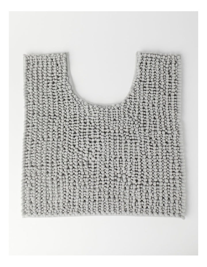 Norfolk Super Soft Microfibre Contour Mat in Silver