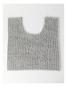 Norfolk Super Soft Microfibre Contour Mat in Silver