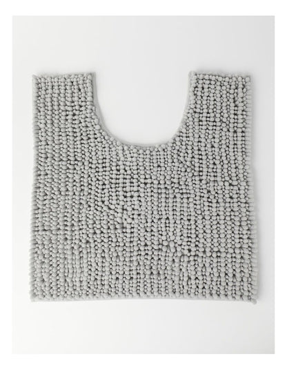 Norfolk Super Soft Microfibre Contour Mat in Silver