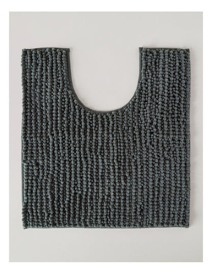 Norfolk Super Soft Microfibre Contour Mat in Charcoal