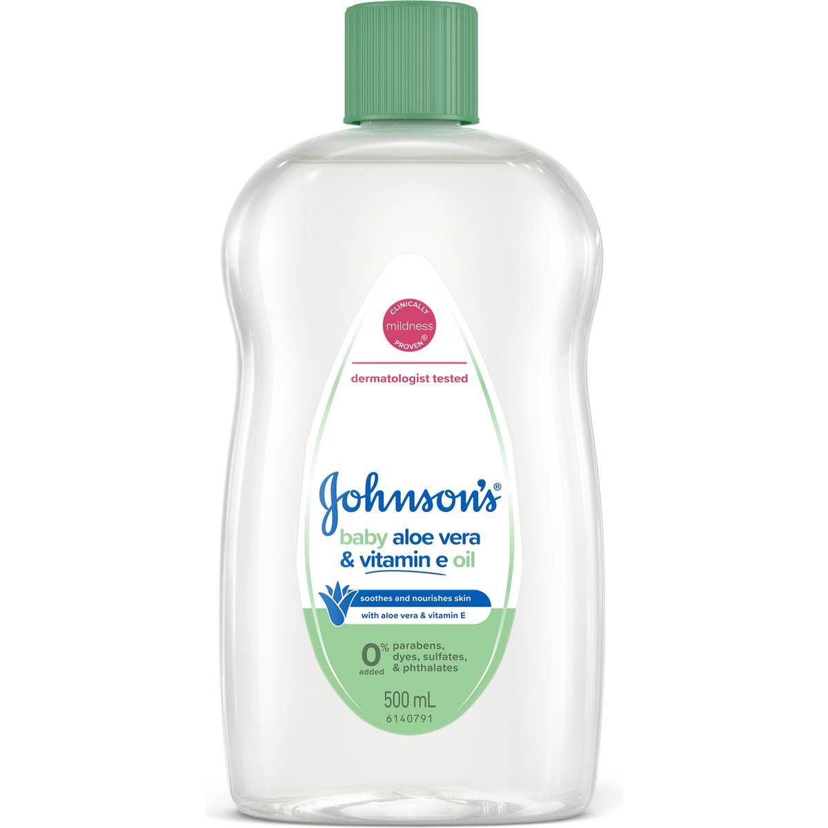 Johnson's Aloe Vera & Vitamin e Gentle Soothing Moisturising Baby Oil 500ml