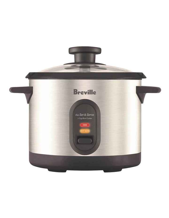 The Set and Serve Rice Cooker BRC310BSS
