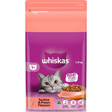 Whiskas Adult 1+ Years Dry Cat Food Sardine & Prawn Flavour 1.8kg