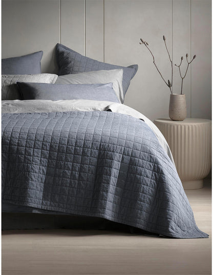 REILLY QUEEN BEDCOVER IN ATLANTIC